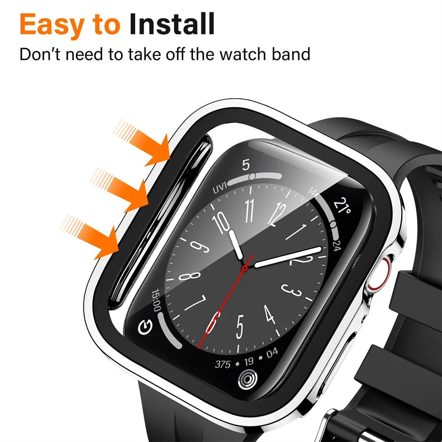 Apple Watch 케이스 시리즈 용 유리 + 커버  - Garmin Smartwatch Accessories 리뷰 및 가격