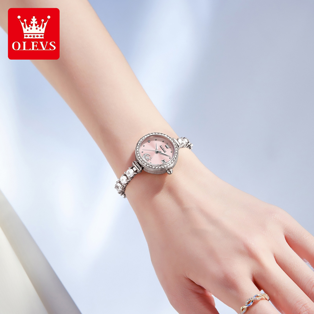 OLEVS 2998 브랜드 정품 여성용 시계 선물 세트 - Accessories With Watch 리뷰 및 가격