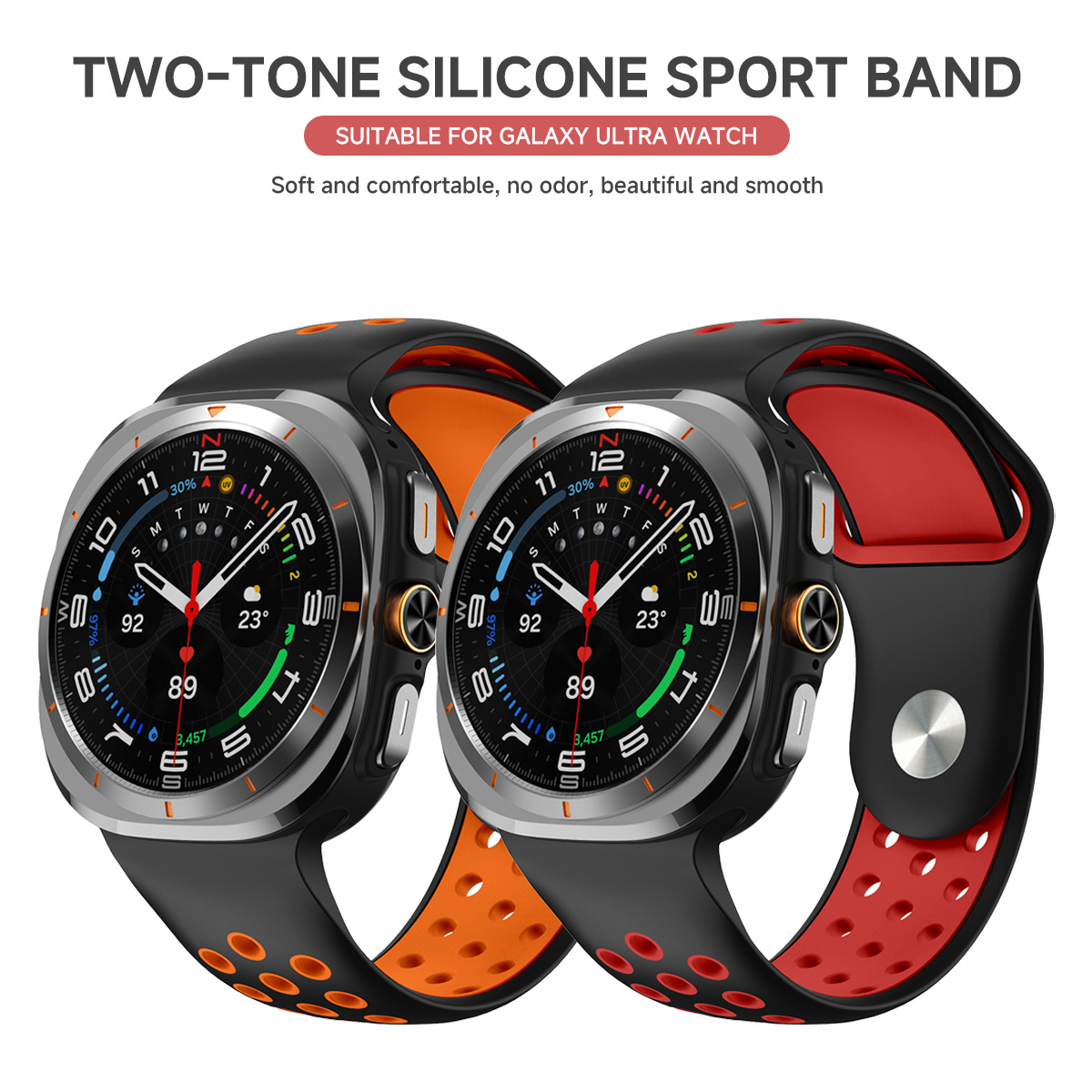 삼성 갤럭시 워치 울트라 2용 실리콘 스트랩, 스마트워 - Samsung Smartwatch Ultra Accessories 리뷰 및 가격