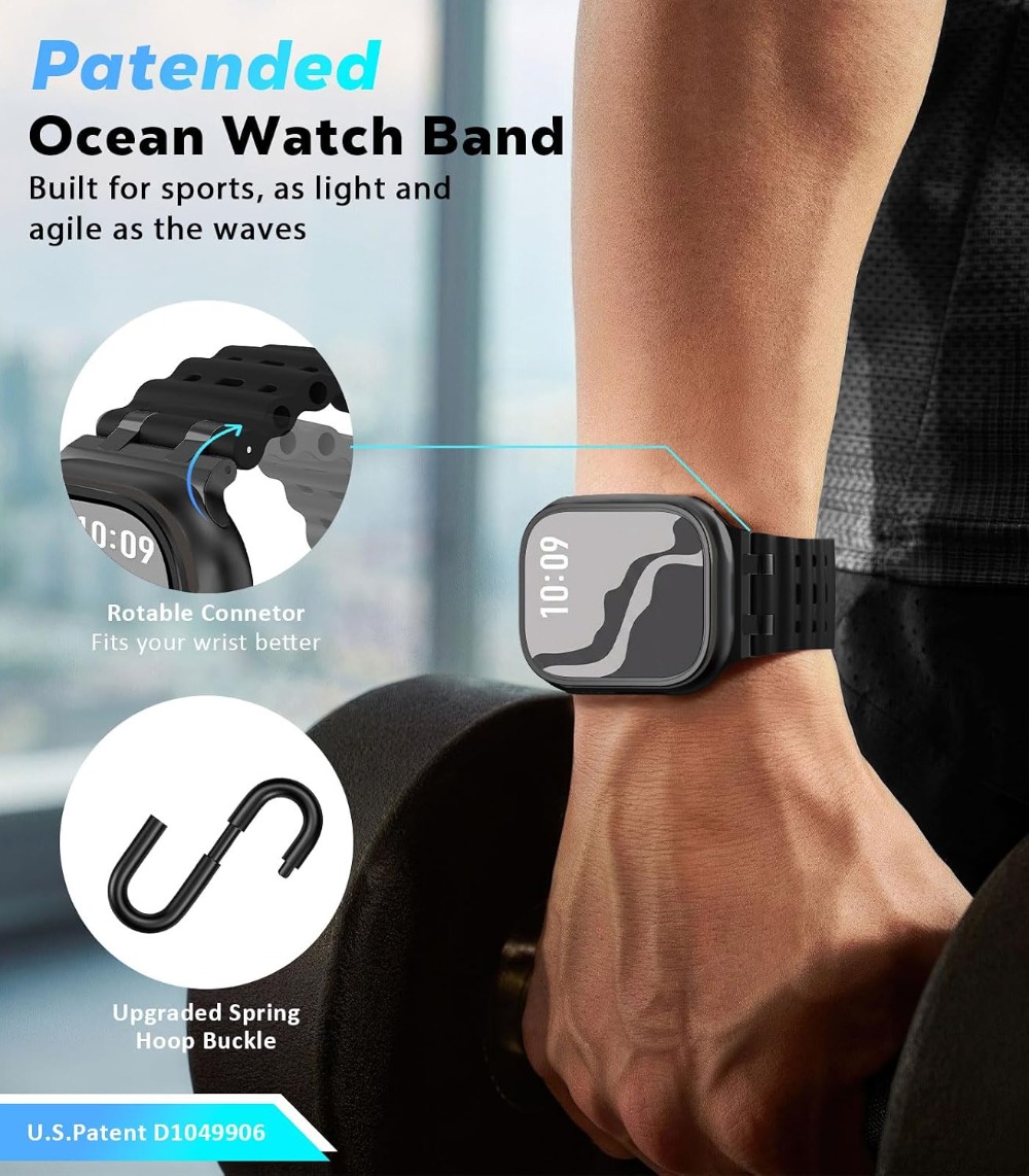 업그레이드된 오션 워치 밴드, 애플워치 42/44/45 - Watch Band Connector 리뷰 및 가격