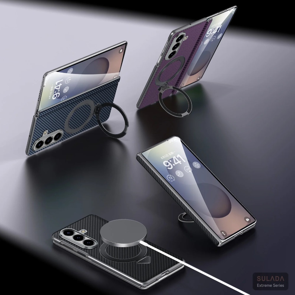 삼성 갤럭시 Z 폴드 7 6 5용 비즈니스 카본 파이버 - Magnetic Charging Stand 리뷰 및 가격