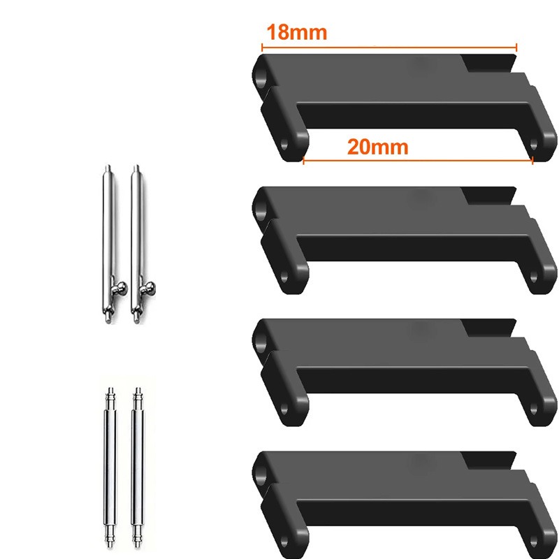 유니버설 18mm ~ 20mm 레이즈드 헤드 어댑터 수 - Watch Band Connector 리뷰 및 가격