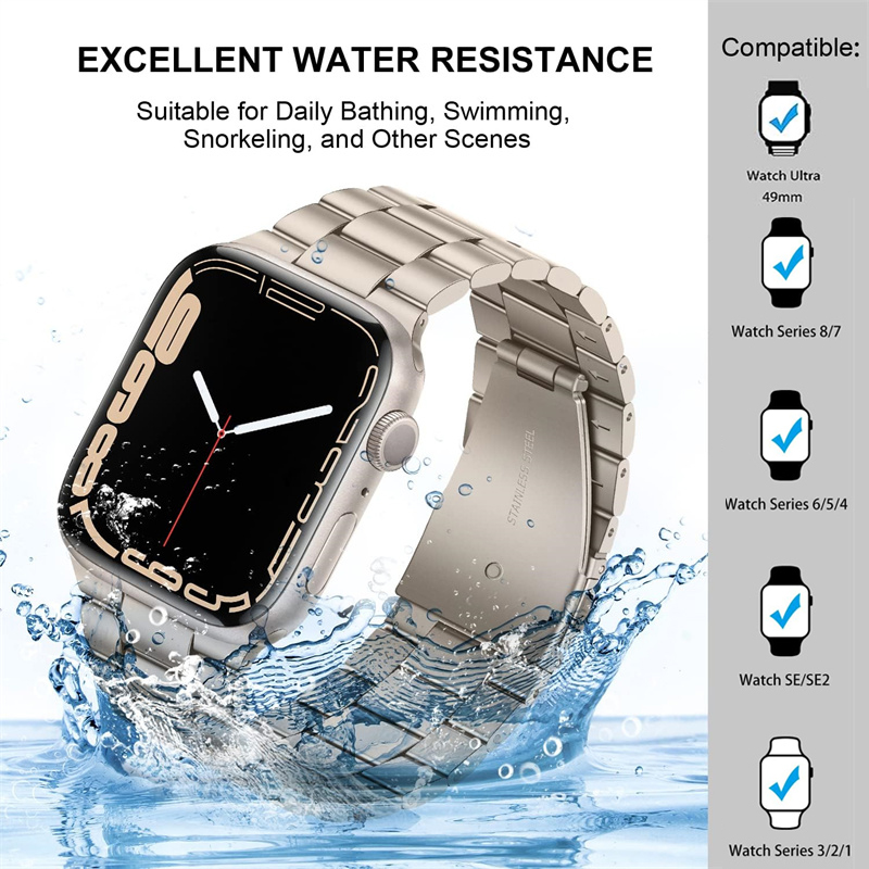 Apple watch 용 금속 스트랩 울트라 49mm  - Apple Smartwatch Accessories 리뷰 및 가격