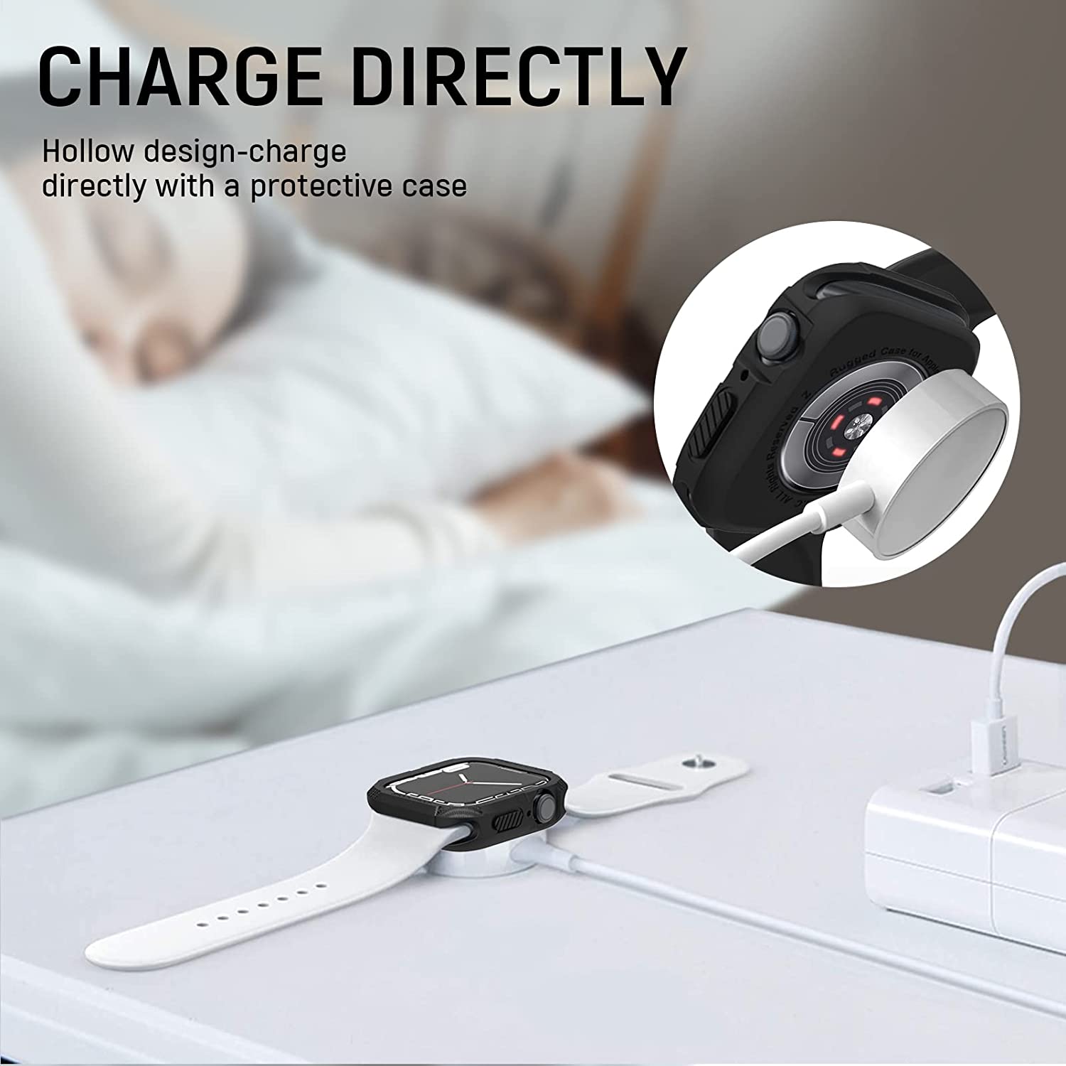 Apple Watch 케이스 용 견고한 커버 44mm  - Smartwatch Band Accessories 리뷰 및 가격